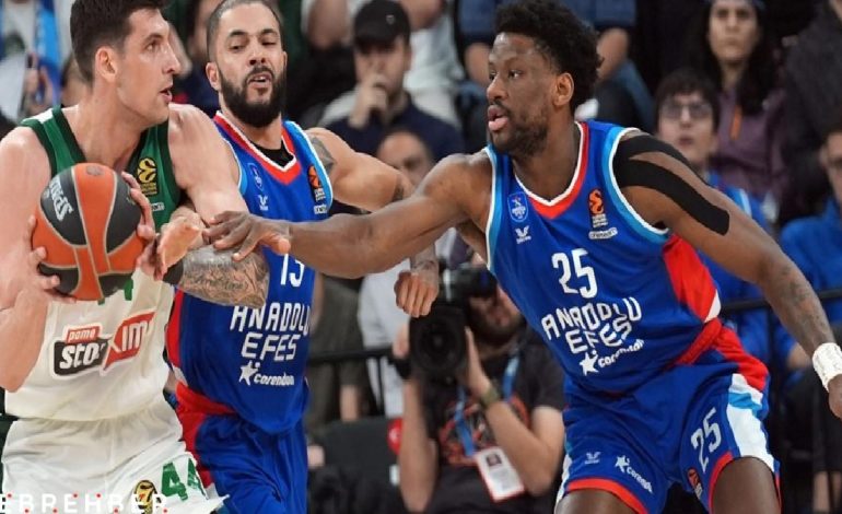 Anadolu Efes, Panathinaikos serisinde geri düştü