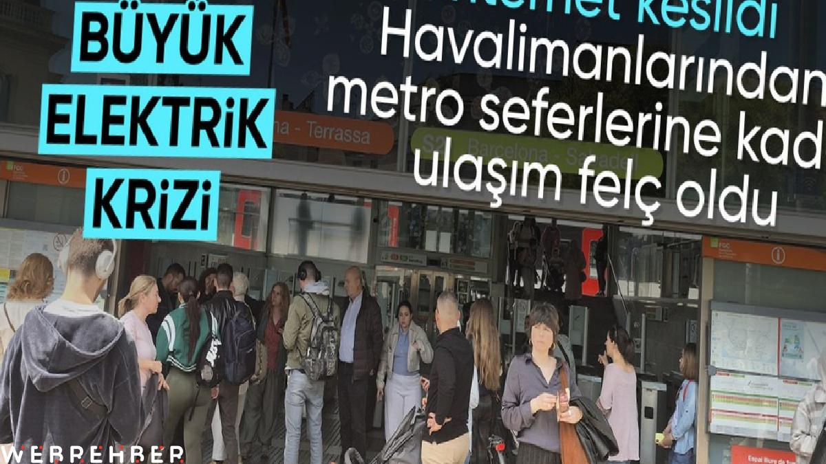 Avrupa’da enerji krizi: İspanya ve Portekiz’de elektrik kesintisi yaşanıyor