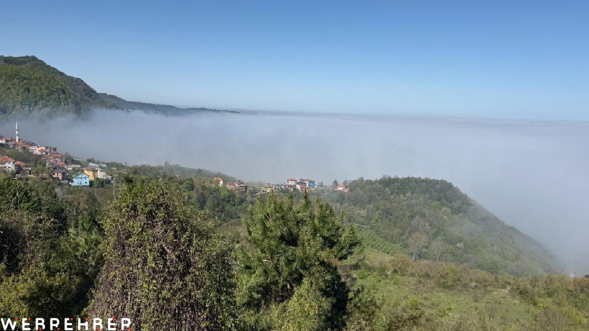 Bartın Amasra’dan sis manzaraları