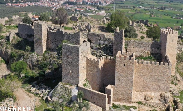 Beçin Kalesi’nin duvarları ve sarnıcı ziyarete açıldı