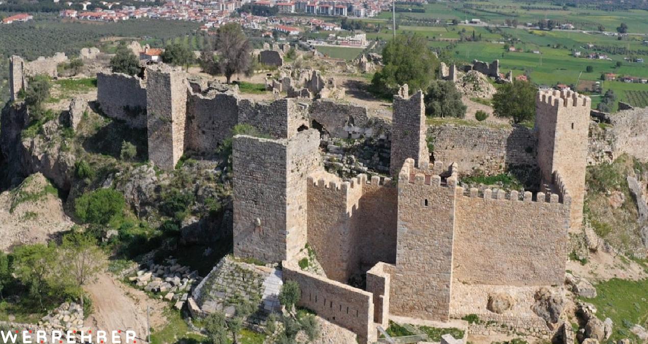 Beçin Kalesi’nin duvarları ve sarnıcı ziyarete açıldı