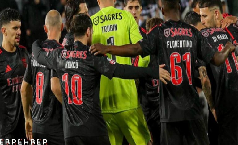 Benfica, Vitoria Guimares’i yendi
