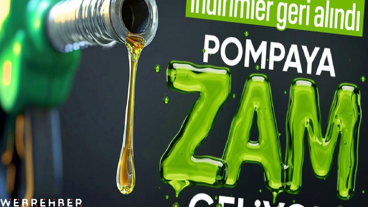 Benzine zam geliyor