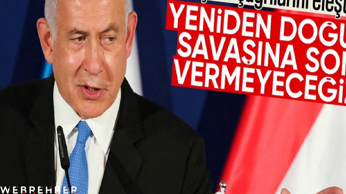 Binyamin Netanyahu: Yeniden doğuş savaşına son vermeyeceğiz