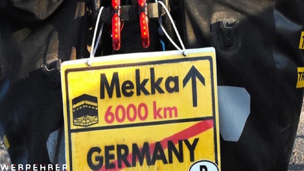 Bisikletiyle Almanya’dan Mekke’ye yola çıkan Türk gencin hikayesi