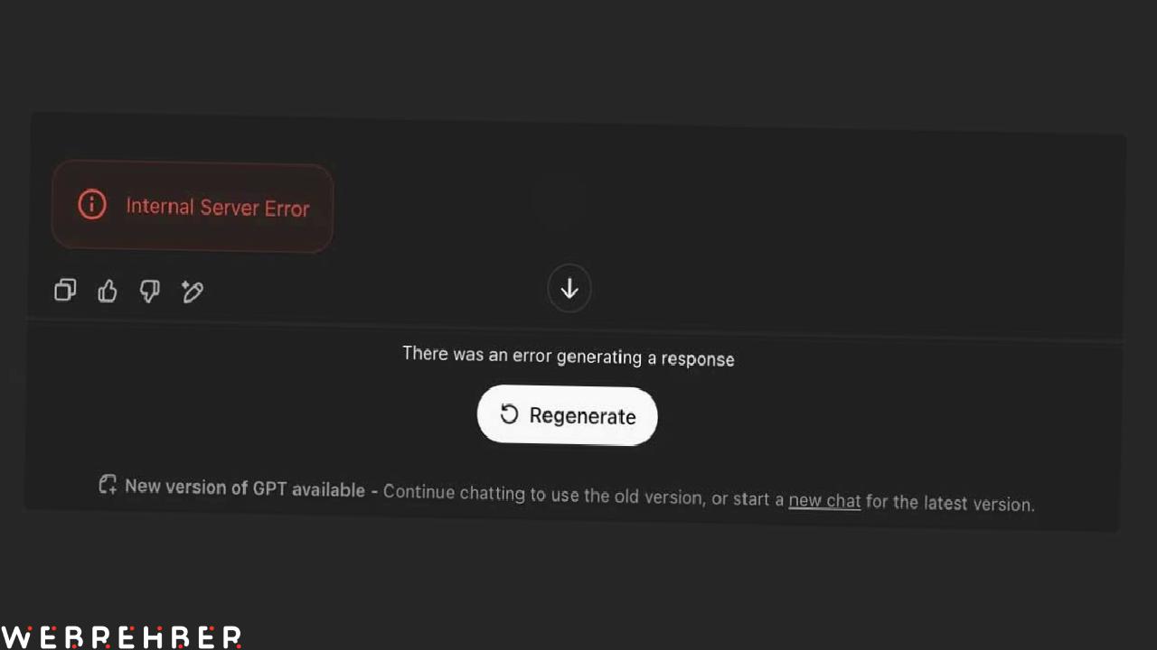 ChatGPT Dahili Sunucu Hatası (Internal Server Error) nedir, nasıl çözülür?