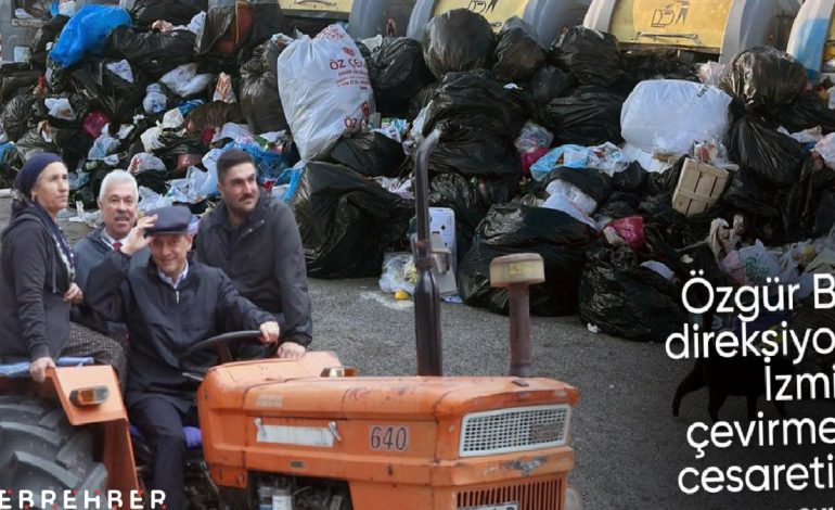 Çiğli’de grev sürüyor, sokaklar çöpten geçilmiyor