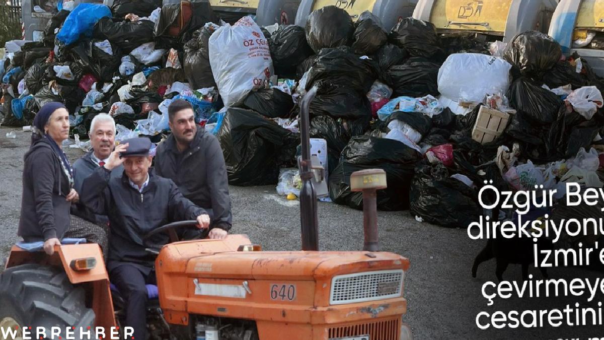 Çiğli’de grev sürüyor, sokaklar çöpten geçilmiyor