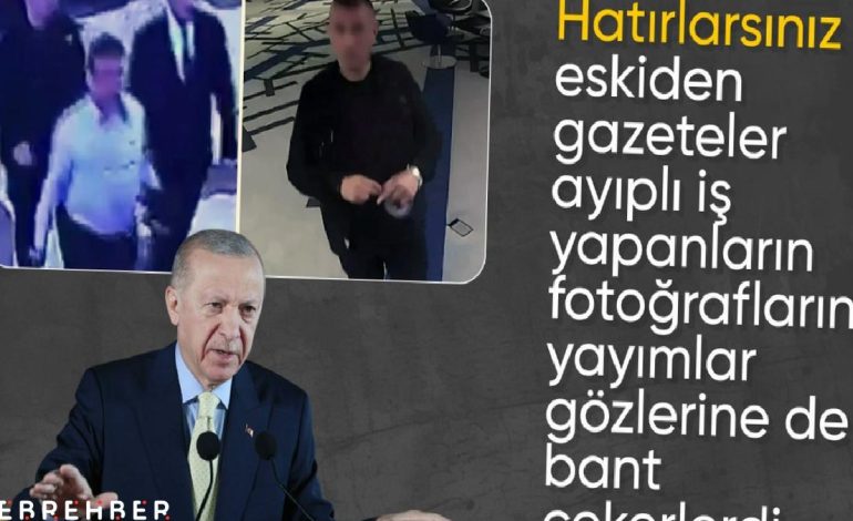 Cumhurbaşkanı Erdoğan: Eskiden ayıplı iş yapanların gözlerine bant çekerlerdi