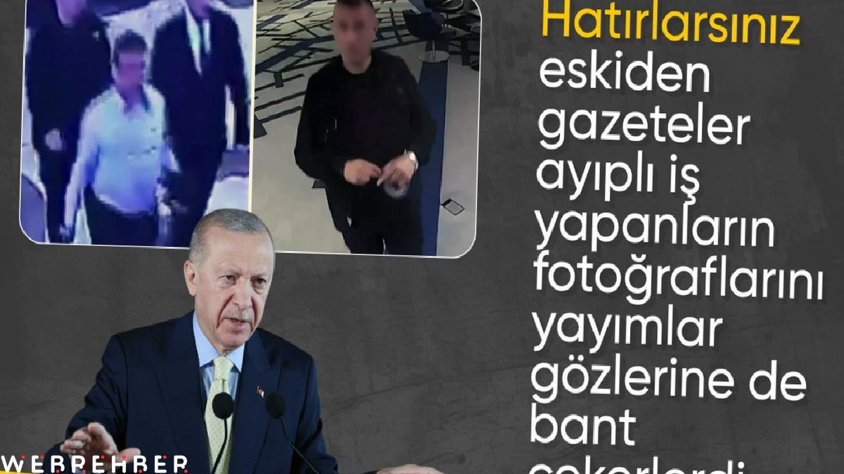 Cumhurbaşkanı Erdoğan: Eskiden ayıplı iş yapanların gözlerine bant çekerlerdi