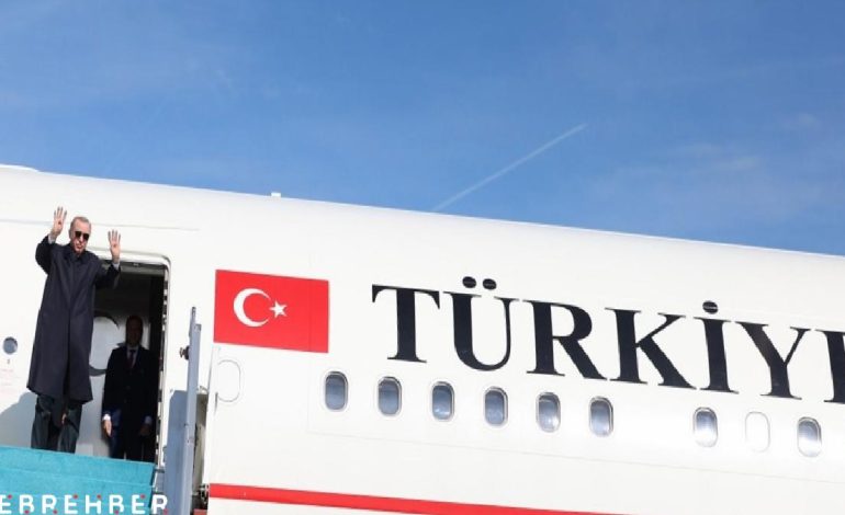 Cumhurbaşkanı Erdoğan İtalya’ya gitti: Meloni ile görüşecek