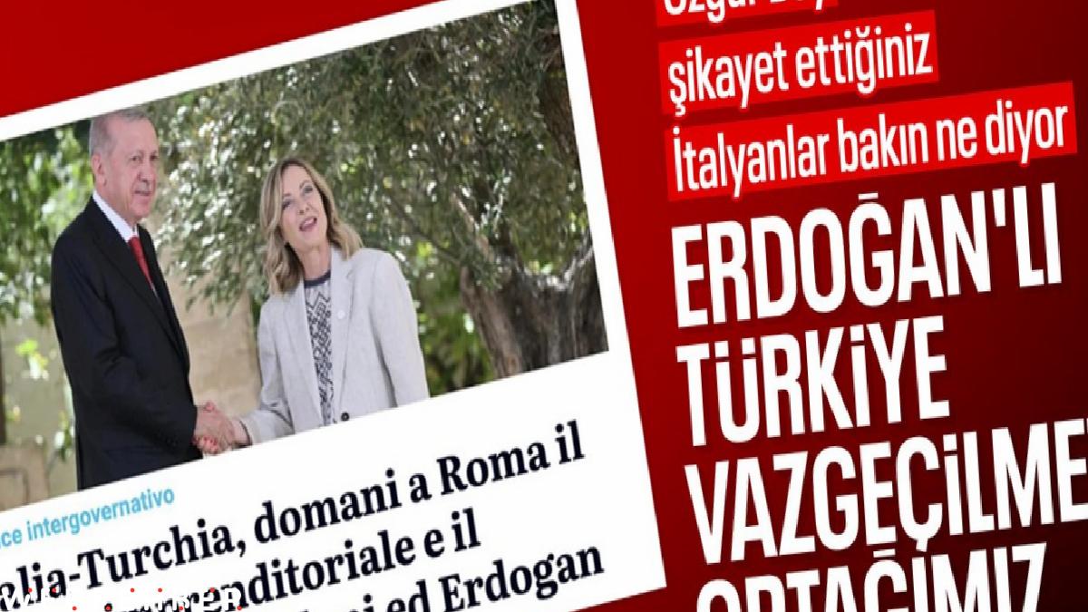 Cumhurbaşkanı Erdoğan’ın Roma ziyareti İtalya basınında