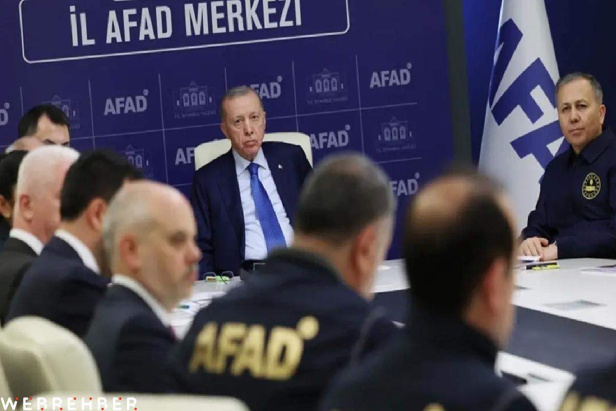 Deprem sonrası toplanan kriz masasında Cumhurbaşkanı Erdoğan’dan dikkat çeken talimat