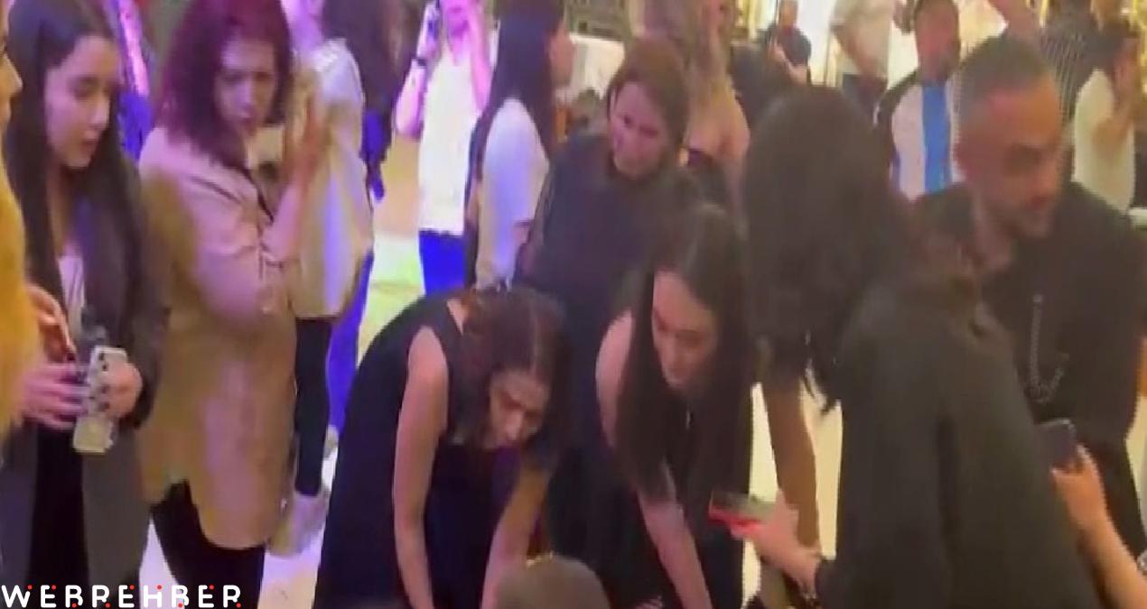 Depreme düğün salonunda yakalanan kadın bayıldı