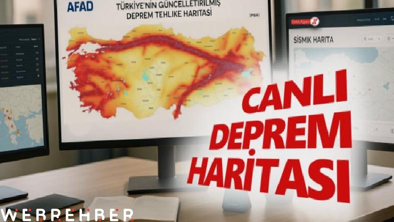 Depremlerden Anında Haberdar Olabileceğiniz Canlı Deprem Haritası Gösteren Web Siteler
