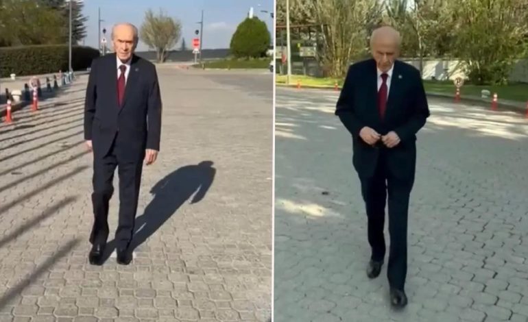 Devlet Bahçeli’den yeni görüntü: Daha yolun yarısı var