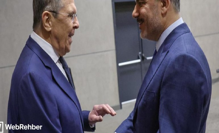 Dışişleri Bakanı Fidan, Rus mevkidaşı Lavrov ile görüştü