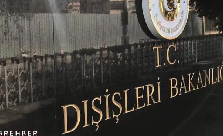 Dışişleri Bakanlığı’ndan 1915 olayları açıklaması