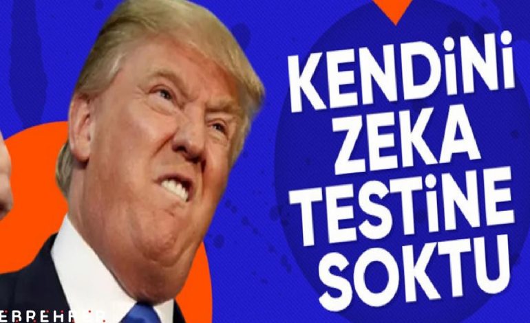 Donald Trump zeka testine girdi: Sonuçları paylaştı