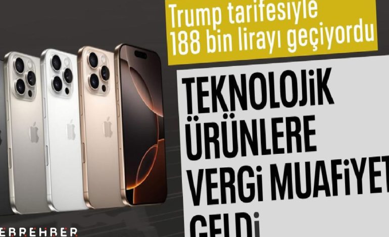 Donald Trump’tan cep telefonu ve bilgisayarlara yönelik vergi kararı
