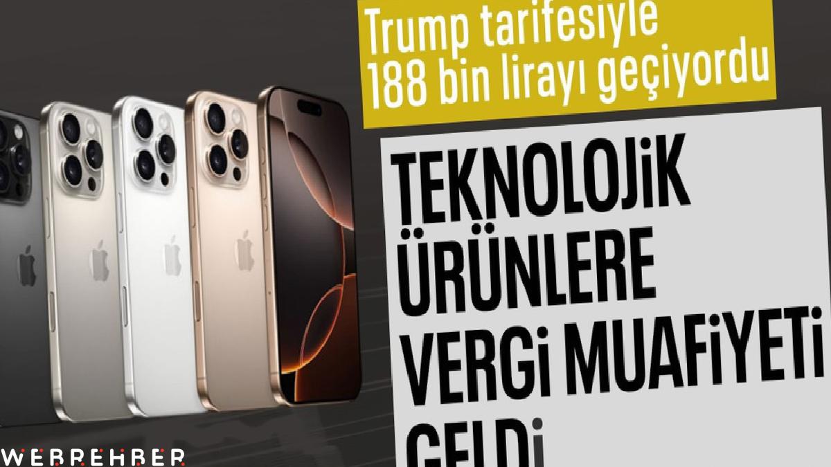 Donald Trump’tan cep telefonu ve bilgisayarlara yönelik vergi kararı