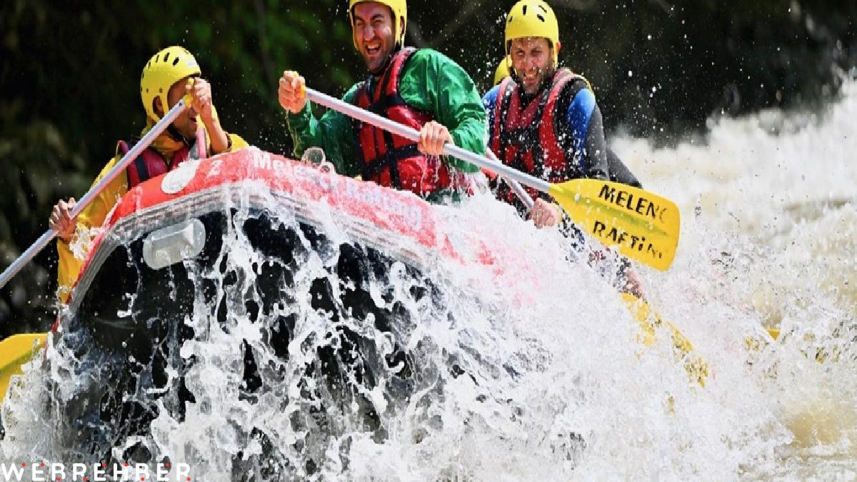 Düzce’de maceraseverlerin rafting heyecanı