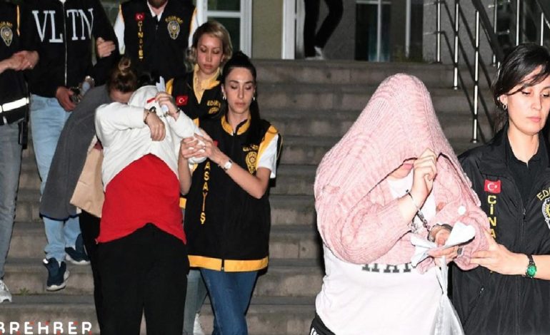 Edirne’de fuhuş operasyonu! 4 kişi tutuklandı