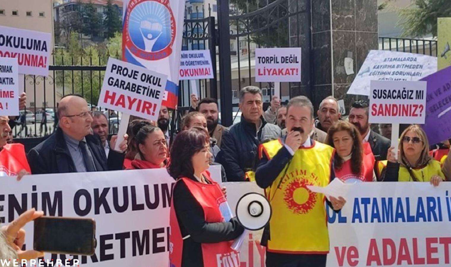 Eğitim-İş ve Eğitim Sen’den ‘öğretmen kıyımı’na ortak tepki: Mesleki huzurumuzu kaçırmayın