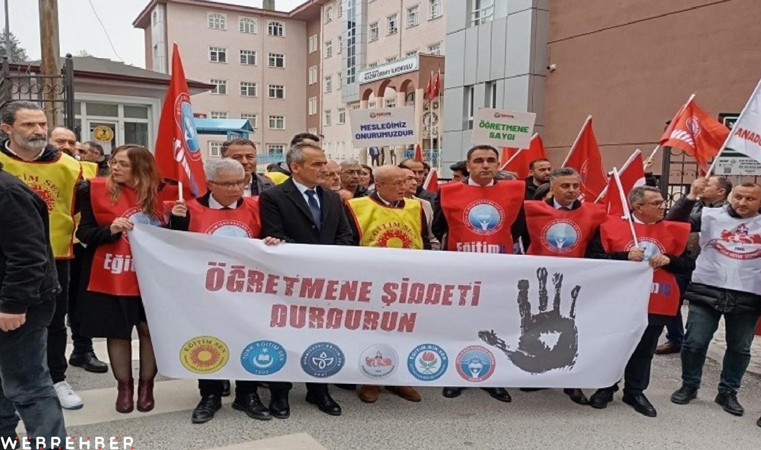 Eğitimciler şiddete karşı haykırdı: Can korkusuyla çalışmak istemiyoruz