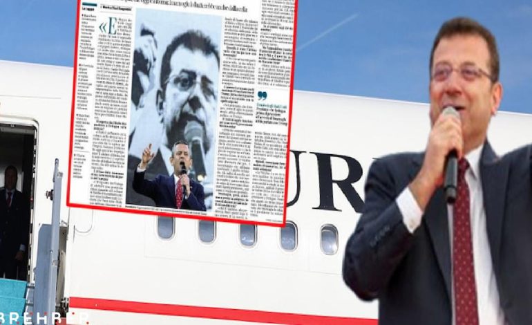 Erdoğan’ı İtalya’da bu manşet karşılayacak: ‘İmamoğlu, Erdoğan’ı hapisten de yener’