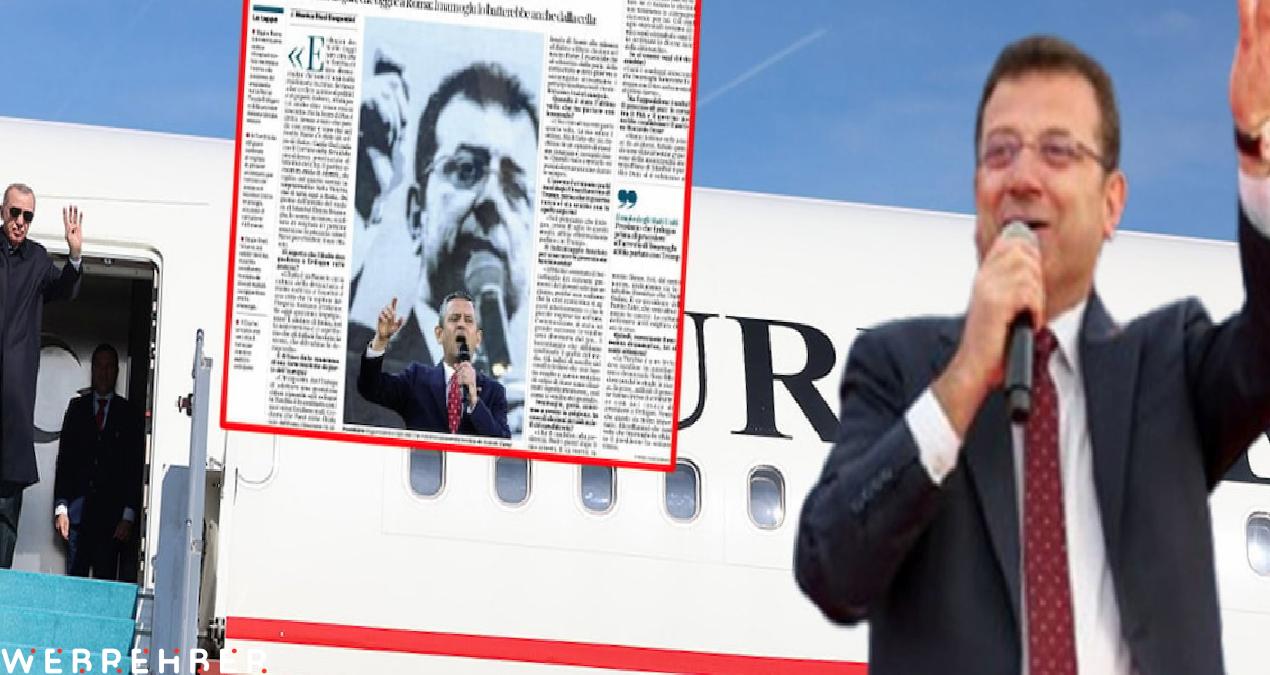 Erdoğan’ı İtalya’da bu manşet karşılayacak: ‘İmamoğlu, Erdoğan’ı hapisten de yener’