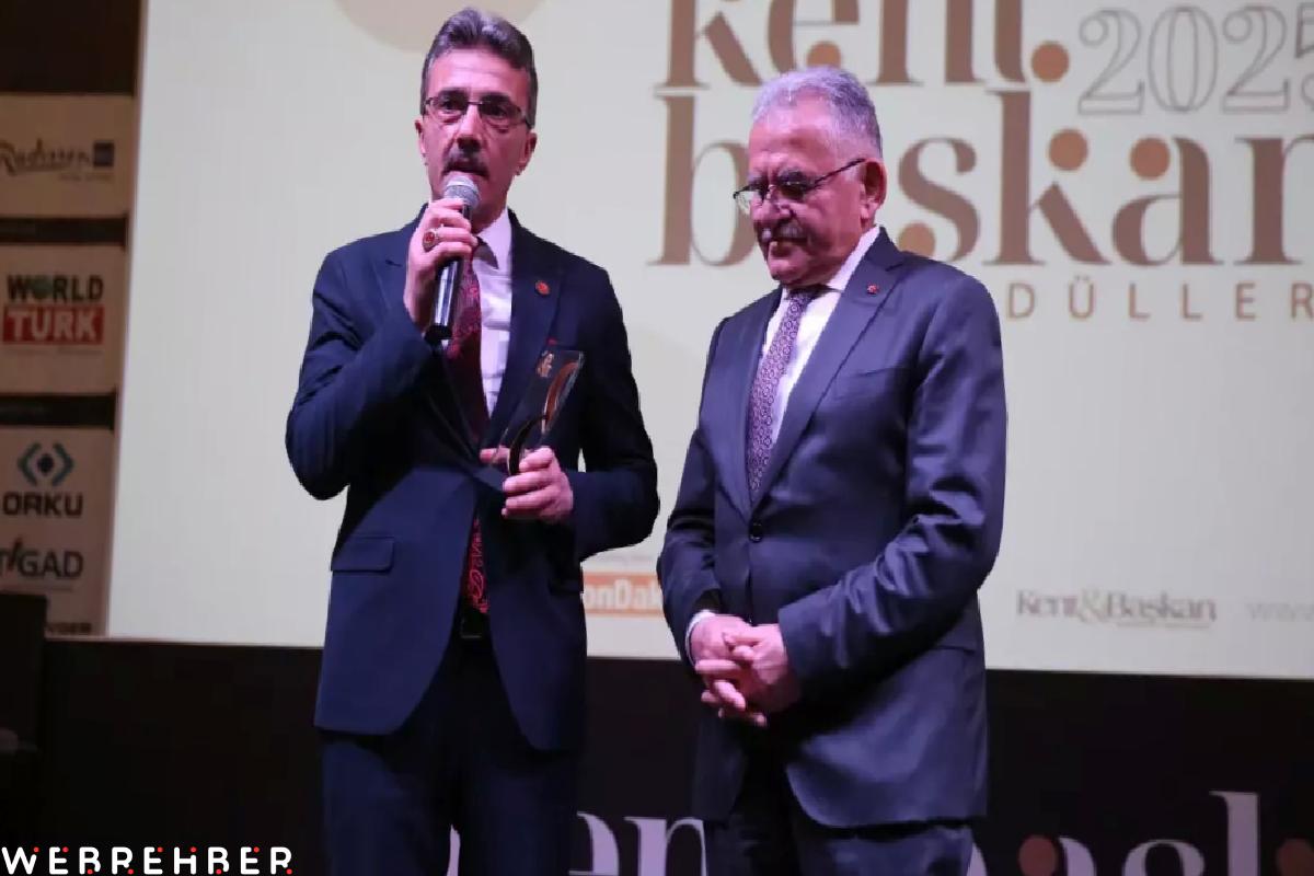 Erenler Belediye Başkanı Şenol Dinç’e Kayseri’de İlk Ödül