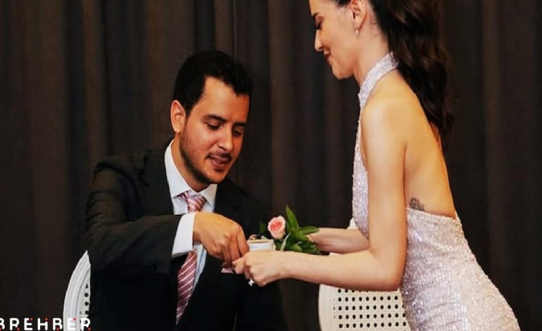 Ezgi Şenler çocukluk aşkıyla nişanlandı