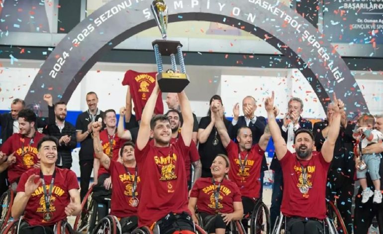 Fenerbahçe’yi devirdiler! Galatasaray, Tekerlekli Sandalye Basketbol Süper Ligi’nde şampiyon oldu