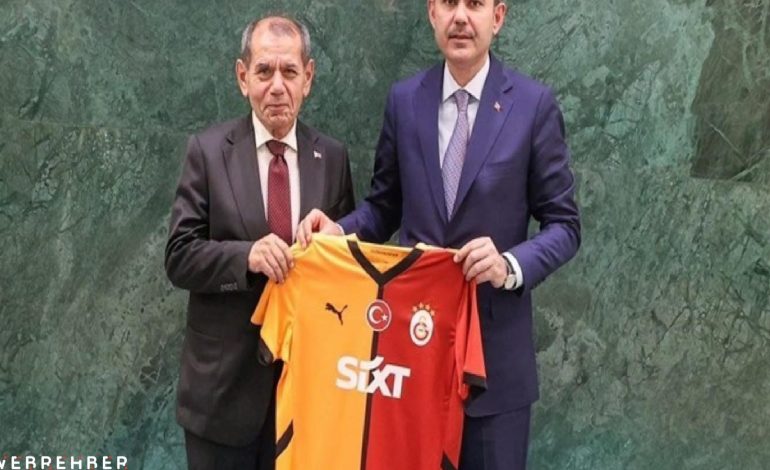 Galatasaray Başkanı Dursun Özbek’ten Murat Kurum ile Vedat Işıkhan’a ziyaret