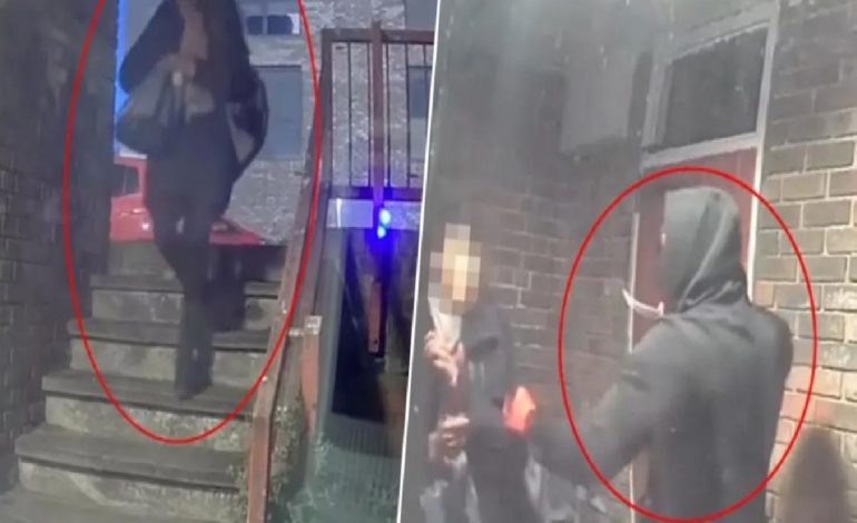 Genç kadın, evinin önünde bıçaklı saldırıya uğradı