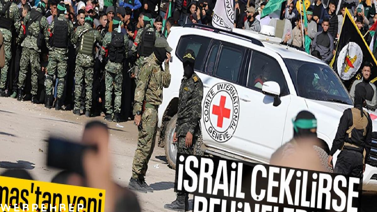 Hamas: İsrail Gazze’den çekilirse rehineleri tek seferde teslim ederiz