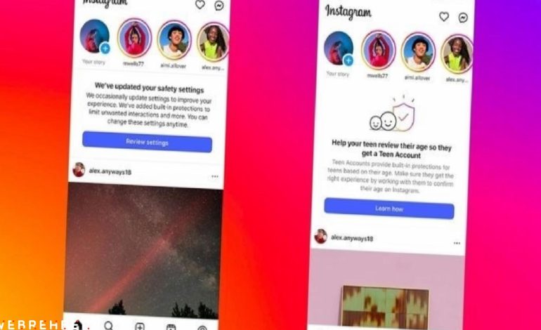 Instagram yaşınıza göre ayarlarınızı güncelleyebilecek