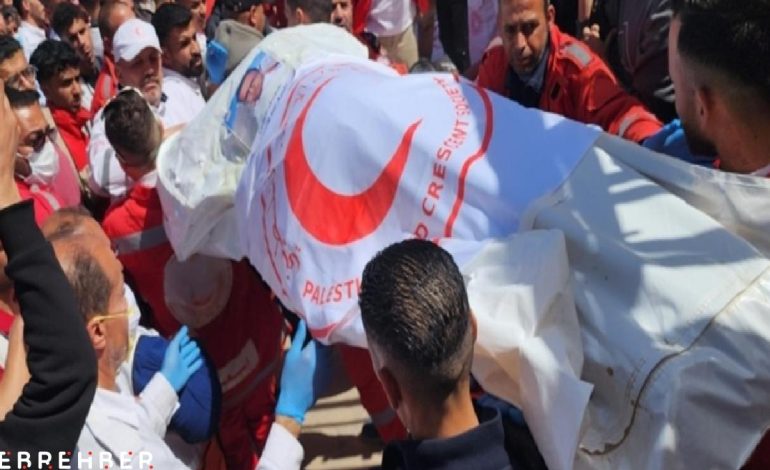 İsrail ordusundan, Gazze’de 15 sağlık çalışanının öldüğü saldırıya ilişkin dikkat çeken karar