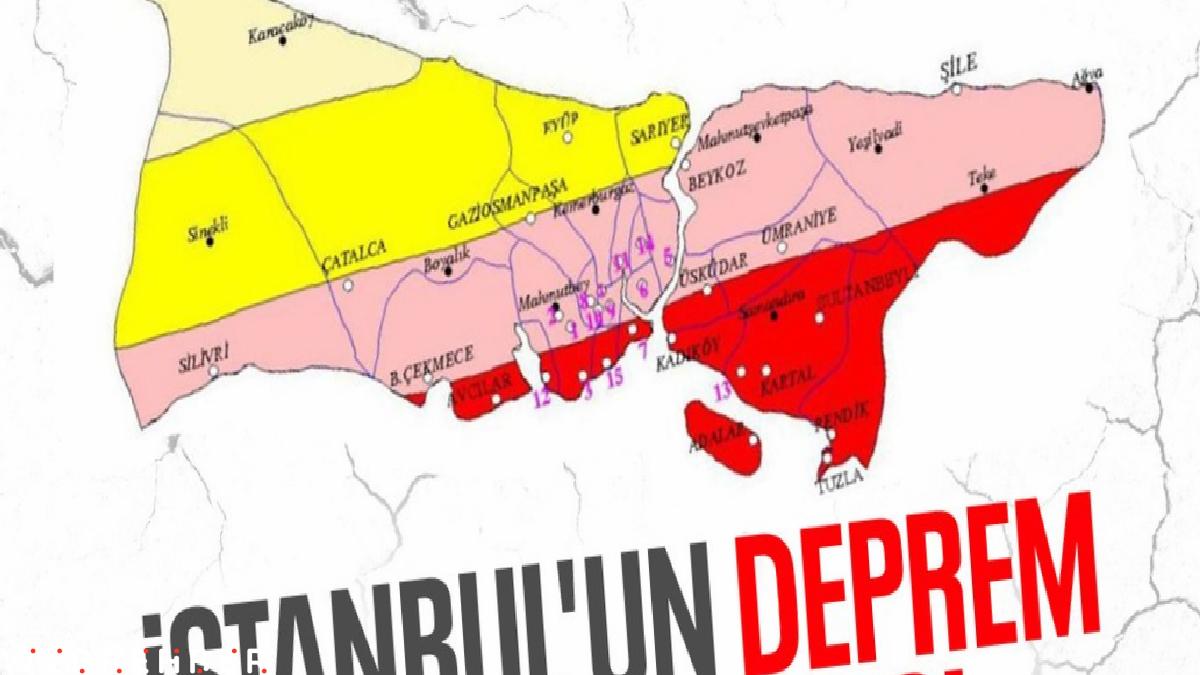 İstanbul deprem riski haritası: En yüksek riskli ilçeler