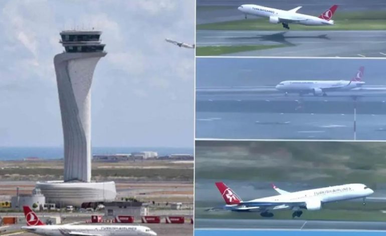 İstanbul Havalimanı’nda Üçlü Pist Operasyonu Başladı