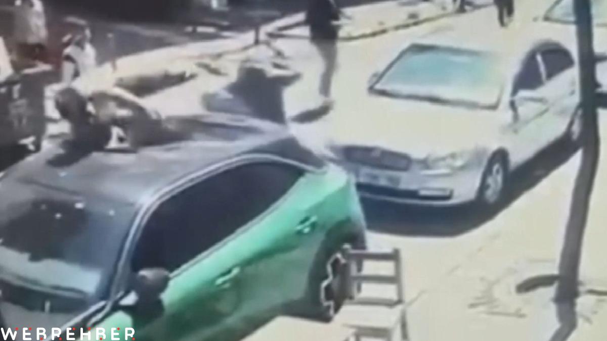 İstanbul’da deprem anında otomobilin üstüne atladı: O anları anlattı