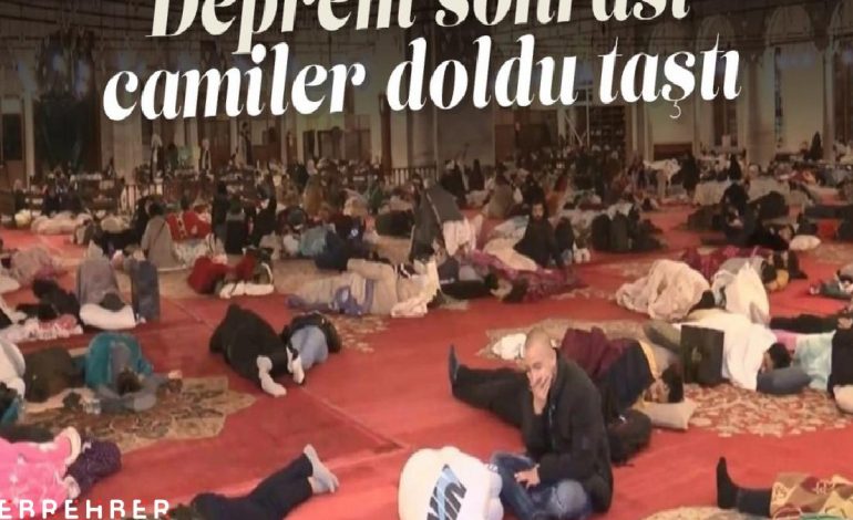 İstanbul’da deprem: İnsanlar geceyi park bahçe ve camilerde geçirdi