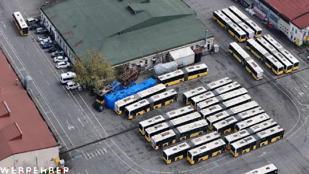 İstanbul’da İETT garajları otobüs mezarlığına dönüştü
