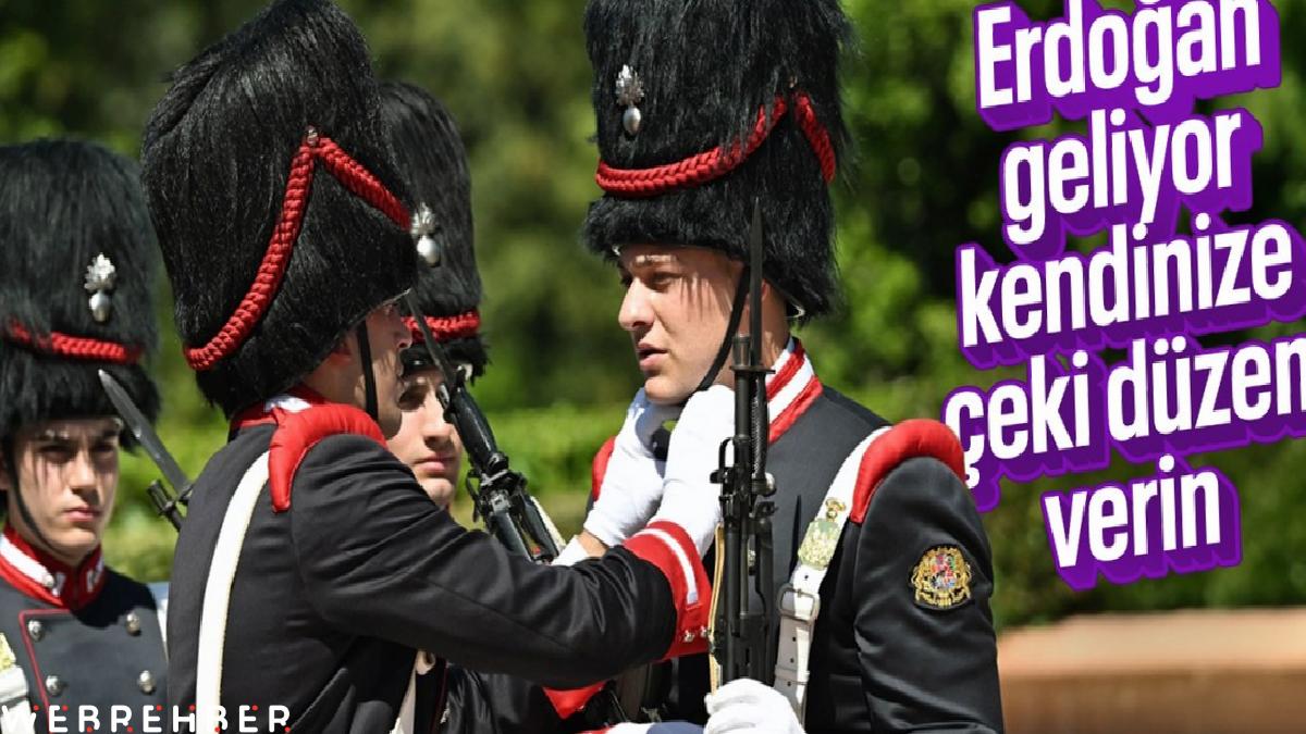 İtalya’da Cumhurbaşkanı Erdoğan’ı bekleyen askerlerden hummalı hazırlık