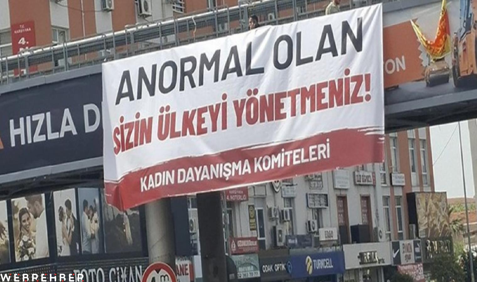 Kadın Dayanışma Komiteleri’nden ‘normal doğum’ pankartına tepki: ‘Anormal olan sizin ülkeyi yönetmeniz!’