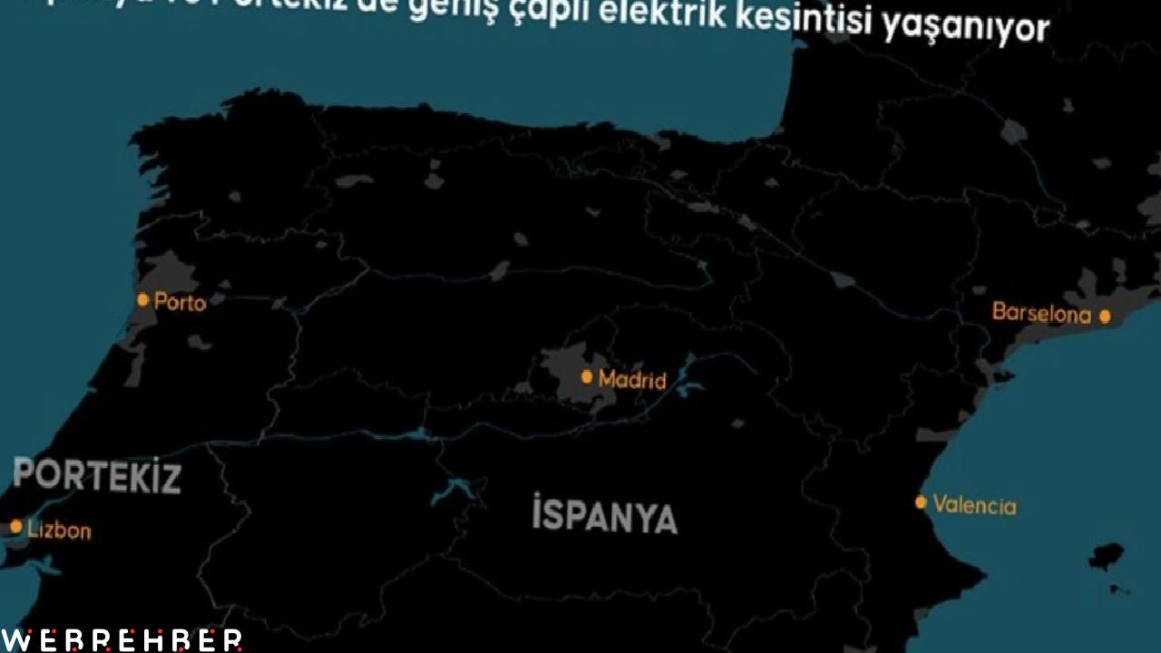Karanlığa gömülen İspanya’dan açıklama