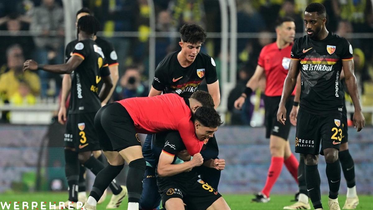 Kayserispor maçtan önceki eleştirilere sahada yanıt verdi