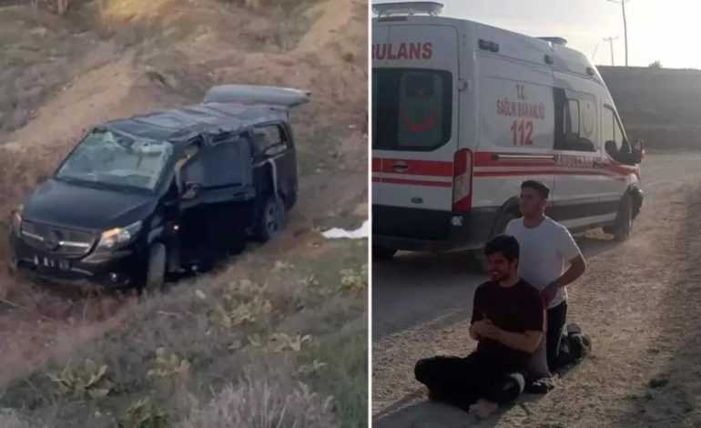 Kaza geçiren ünlü oyuncudan ilk görüntüler