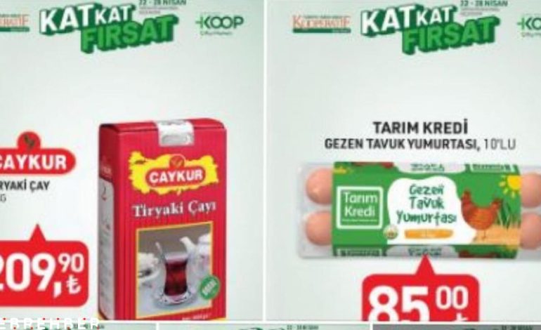 KOOP Market’te 22-28 Nisan tarihleri arasında kat kat fırsatlar başladı